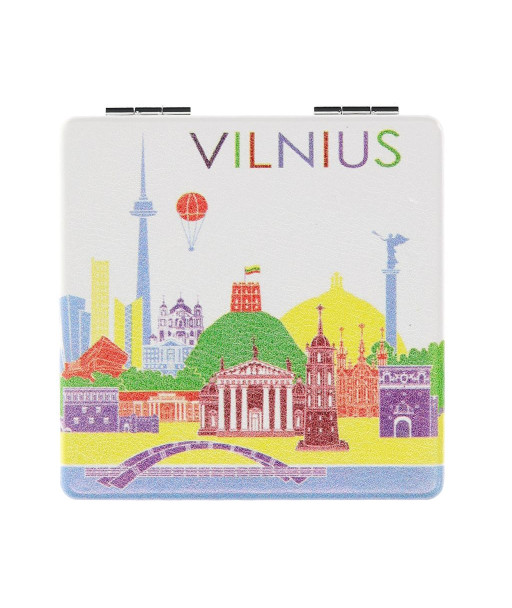 Veidrodėlis su Vilniaus piešiniu
